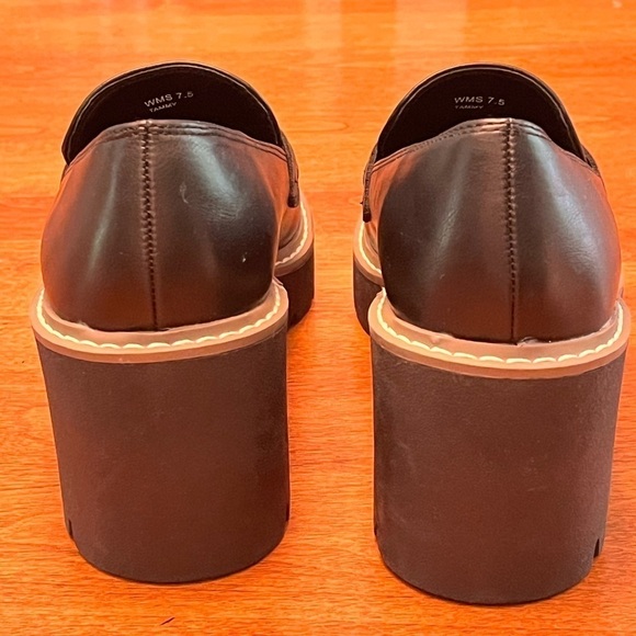 Dolce Vita Black Platform Loafers - Picture 11 of 12